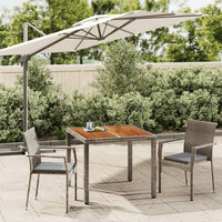 5-Delige Tuinset Met Kussens Poly Rattan