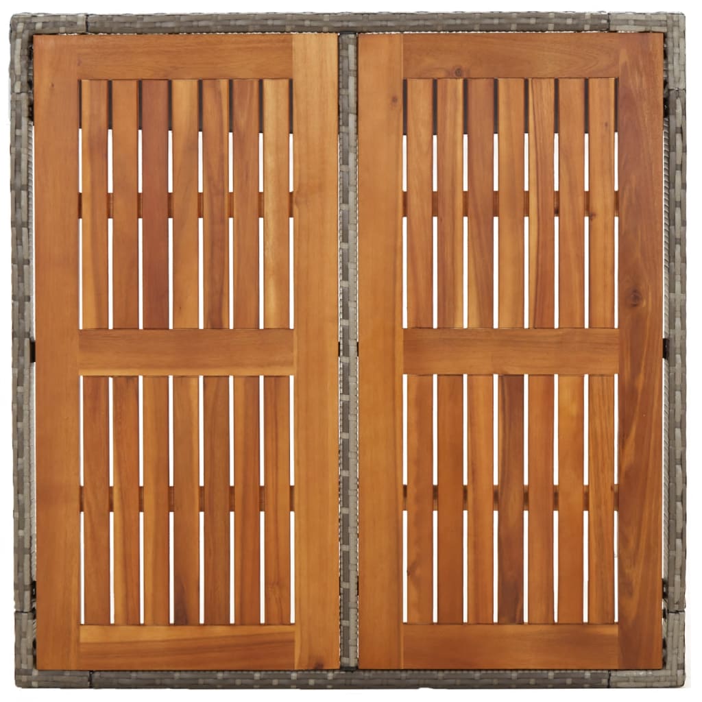 5-Delige Tuinset Met Kussens Poly Rattan