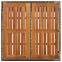 5-Delige Tuinset Met Kussens Poly Rattan