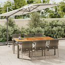 5-Delige Tuinset Met Kussens Poly Rattan