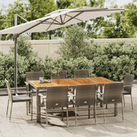 5-Delige Tuinset Met Kussens Poly Rattan