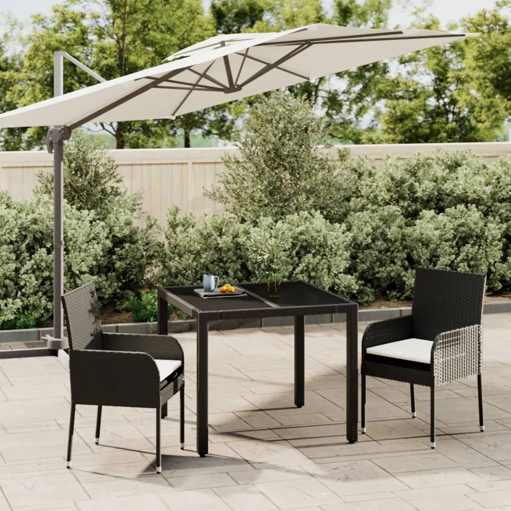 7-Delige Tuinset Met Kussens Poly Rattan