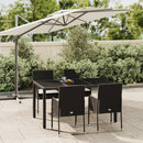 7-Delige Tuinset Met Kussens Poly Rattan
