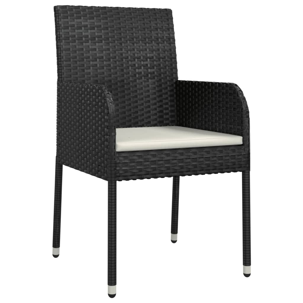 7-Delige Tuinset Met Kussens Poly Rattan