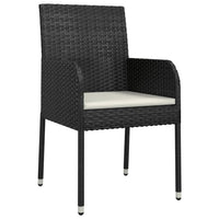 7-Delige Tuinset Met Kussens Poly Rattan
