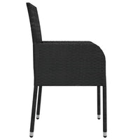 7-Delige Tuinset Met Kussens Poly Rattan