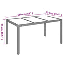 7-Delige Tuinset Met Kussens Poly Rattan