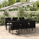 7-Delige Tuinset Met Kussens Poly Rattan