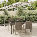 7-Delige Tuinset Met Kussens Poly Rattan