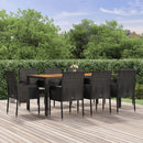 3-Delige Tuinset Met Kussens Poly Rattan