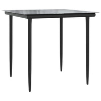 3-Delige Tuinset Met Kussens Poly Rattan