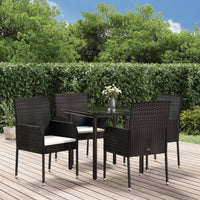 11-Delige Tuinset Met Kussens Poly Rattan