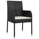 11-Delige Tuinset Met Kussens Poly Rattan