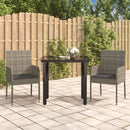11-Delige Tuinset Met Kussens Poly Rattan