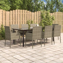 11-Delige Tuinset Met Kussens Poly Rattan