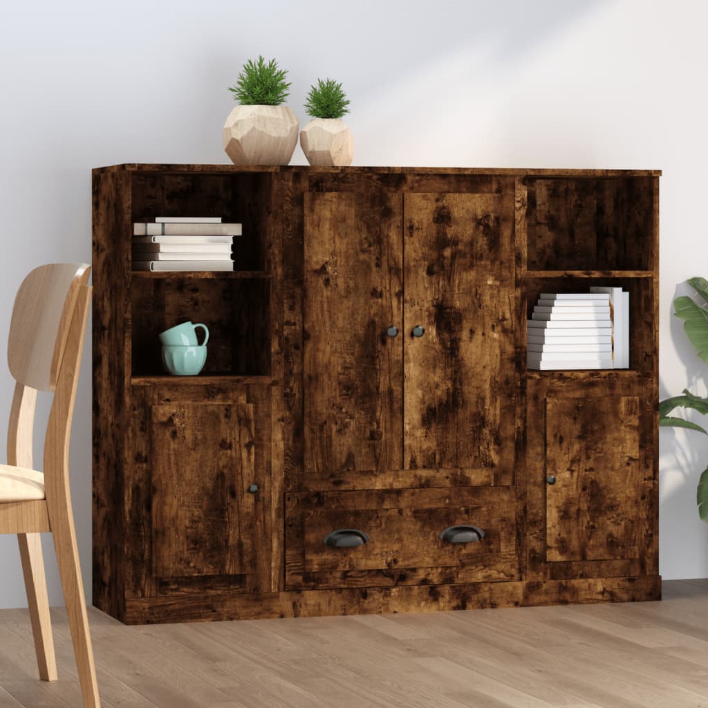 Hoge Kasten Bewerkt Hout