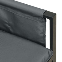 2-Delige Tuinset Staal Antracietkleurig