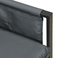 2-Delige Tuinset Staal Antracietkleurig