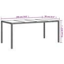 9-Delige Tuinset Met Kussens Poly Rattan Bruin