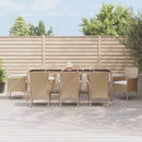 5-Delige Tuinset Met Kussens Poly Rattan Beige