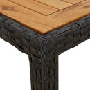 5-Delige Tuinset Met Kussens Poly Rattan Zwart