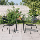 9-Delige Tuinset Staal Antracietkleurig