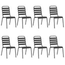 9-Delige Tuinset Staal Antracietkleurig