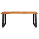 Eettafel Met Natuurlijke Rand Massief Acaciahout