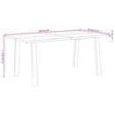 Eettafel 150X90X75 Cm Massief Acaciahout