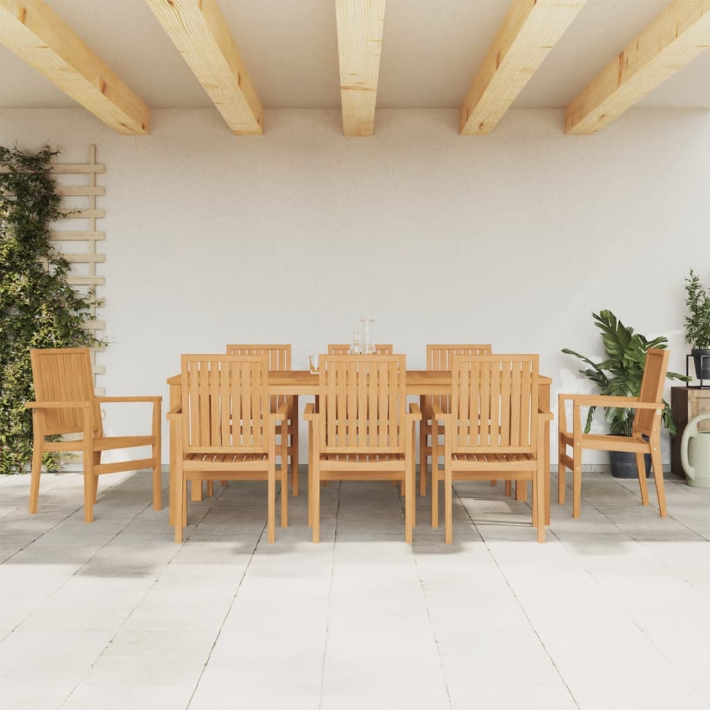 5-Delige Tuinset Massief Teakhout