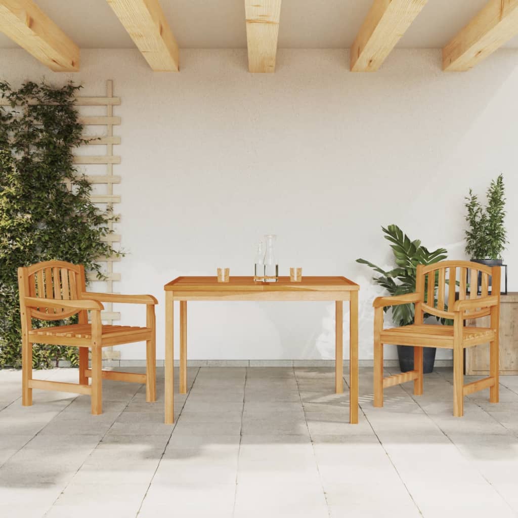 7-Delige Tuinset Massief Teakhout