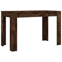 Eettafel 120X60X76 Cm Bewerkt Hout Kleurig