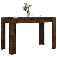 Eettafel 120X60X76 Cm Bewerkt Hout Kleurig