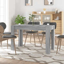 Eettafel 120X60X76 Cm Bewerkt Hout Kleurig