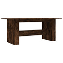 Eettafel 180X90X76 Cm Bewerkt Hout Kleurig