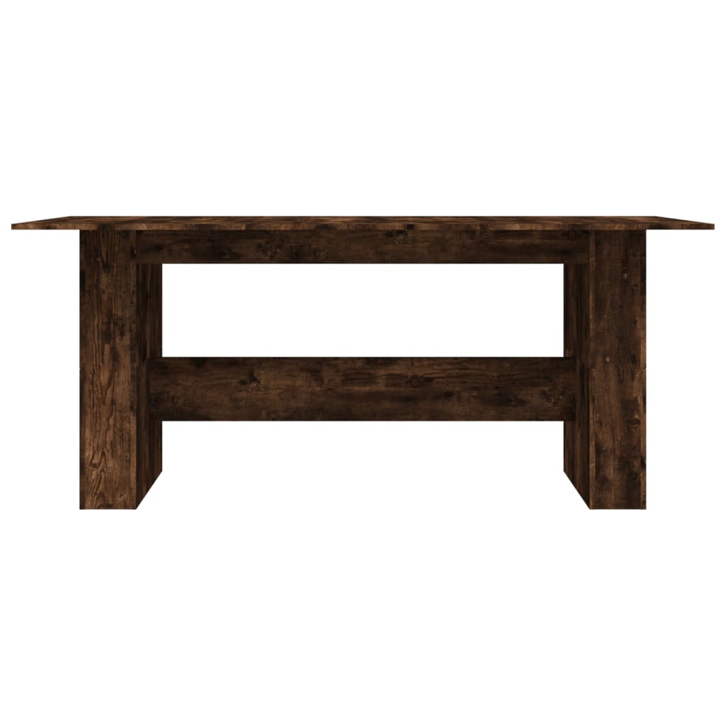 Eettafel 180X90X76 Cm Bewerkt Hout Kleurig