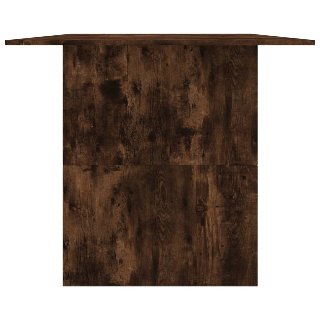 Eettafel 180X90X76 Cm Bewerkt Hout Kleurig