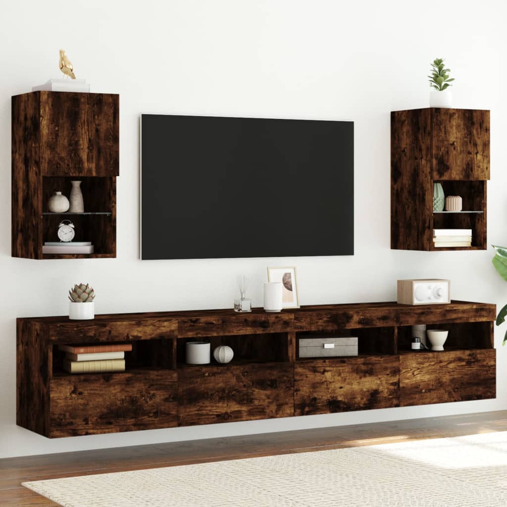 Wandgemonteerde Tv-Kasten 2 Pcs
