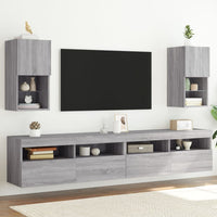 Wandgemonteerde Tv-Kasten 2 Pcs