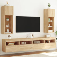 Wandgemonteerde Tv-Kasten 2 Pcs