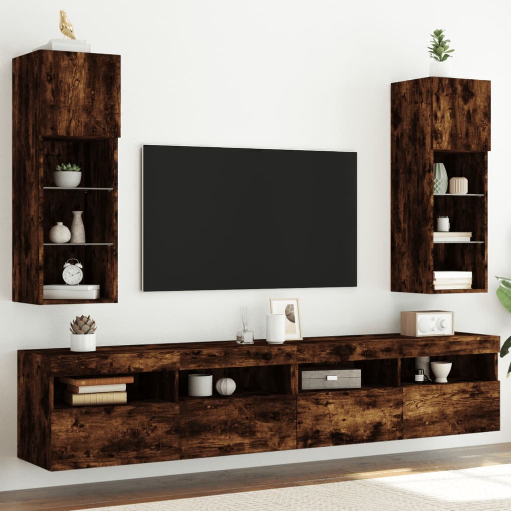 Wandgemonteerde Tv-Kasten 2 Pcs