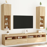 Wandgemonteerde Tv-Kasten 2 Pcs