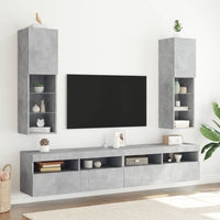 Wandgemonteerde Tv-Kasten 2 Pcs