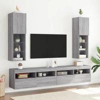 Wandgemonteerde Tv-Kasten 2 Pcs