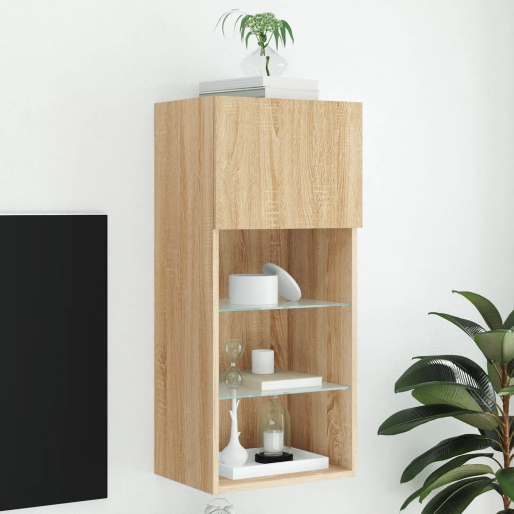Wandgemonteerde Tv-Kasten 2 Pcs
