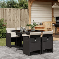 13-Delige Tuinset Met Kussens Poly Rattan