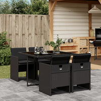 13-Delige Tuinset Met Kussens Poly Rattan