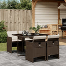 13-Delige Tuinset Met Kussens Poly Rattan