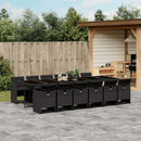 13-Delige Tuinset Met Kussens Poly Rattan