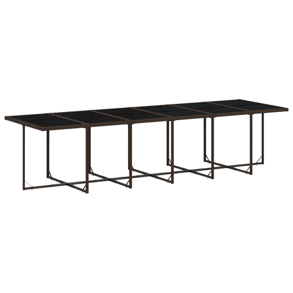 13-Delige Tuinset Met Kussens Poly Rattan